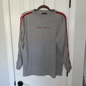 Vintage Ohio State Buckeyes Long Sleeve Shirt M Medium Made in USA